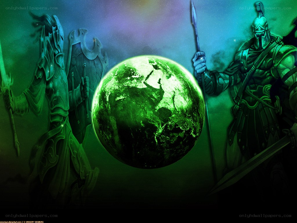 Warriors on a green planet