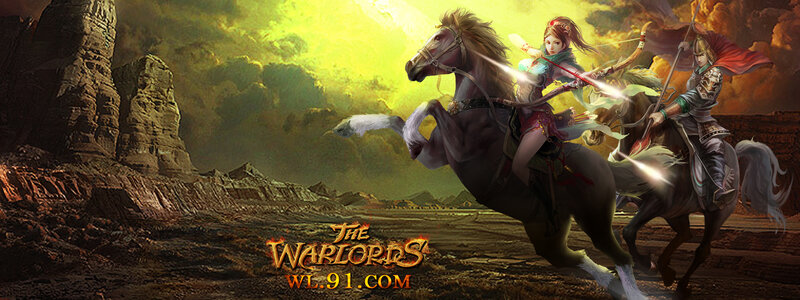 Warriors on Horseback — Yellow