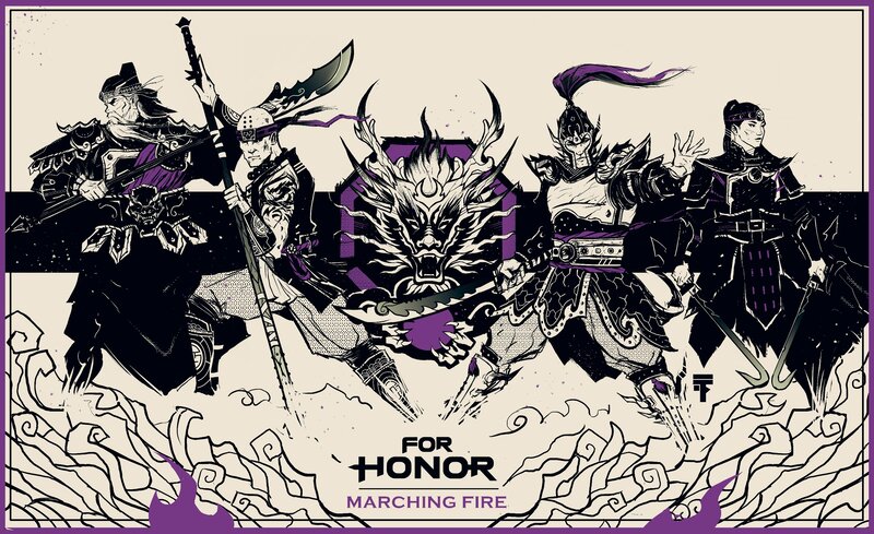 Warriors with Dragon