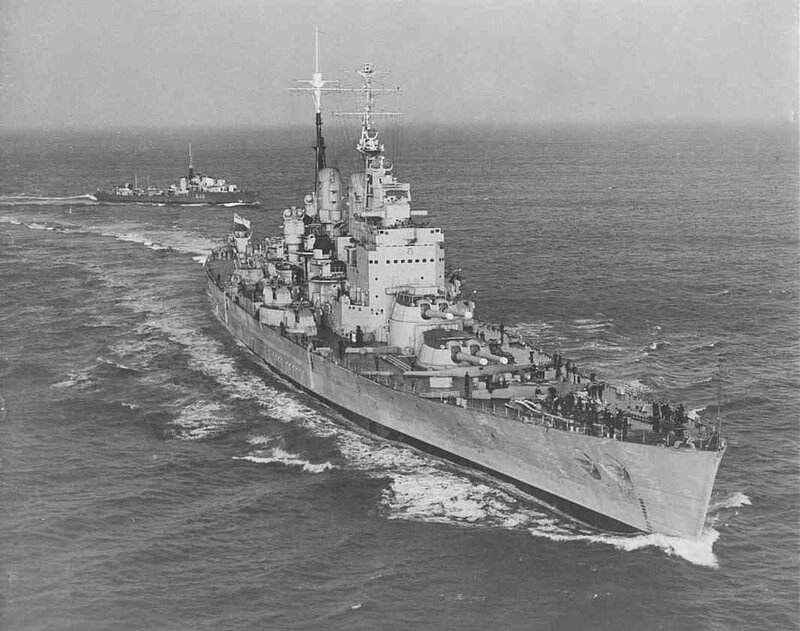 Warship at Sea — Black, Serious