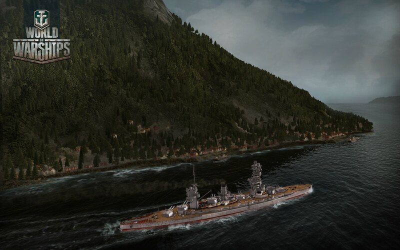 Warship in Coastal Waters — Gray