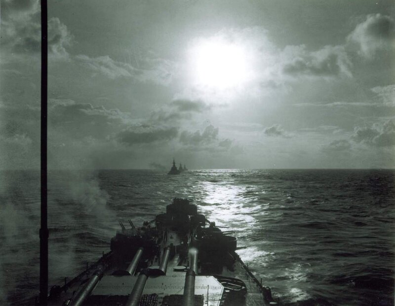 Warships at Sea — Black