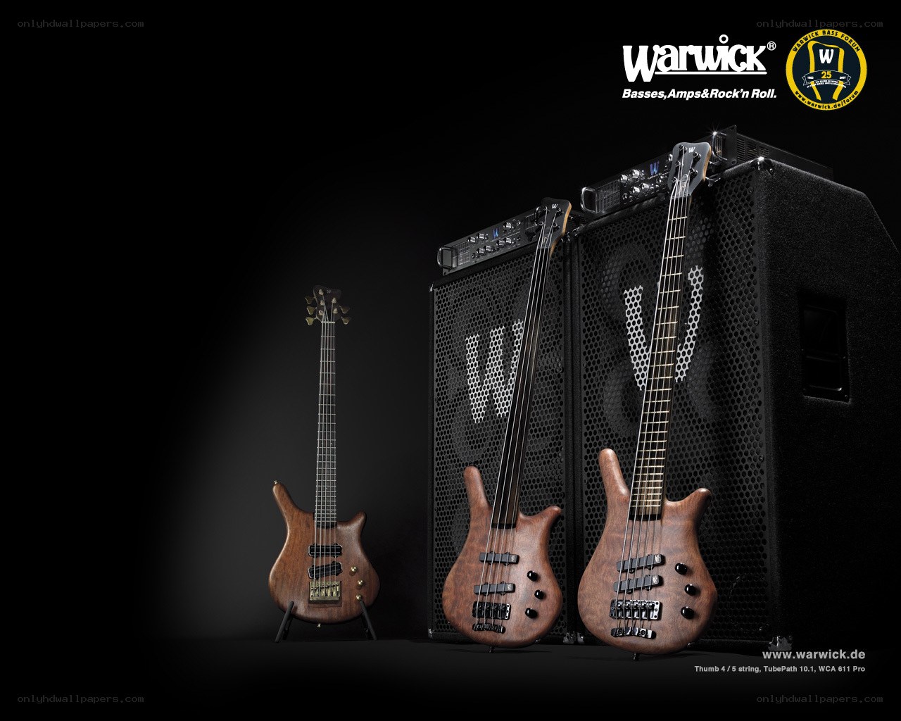 Warwick bass guitars and amplifiers