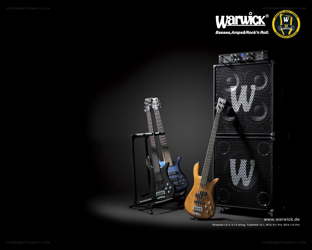 Warwick bass guitars and amplifiers