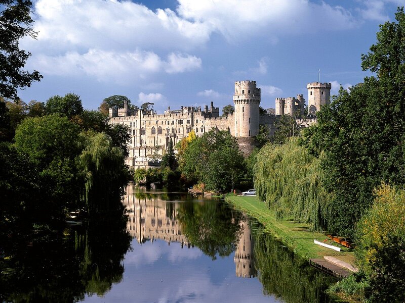 Warwick Castle — Blue, Serene