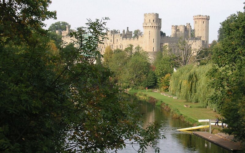 Warwick Castle from the river