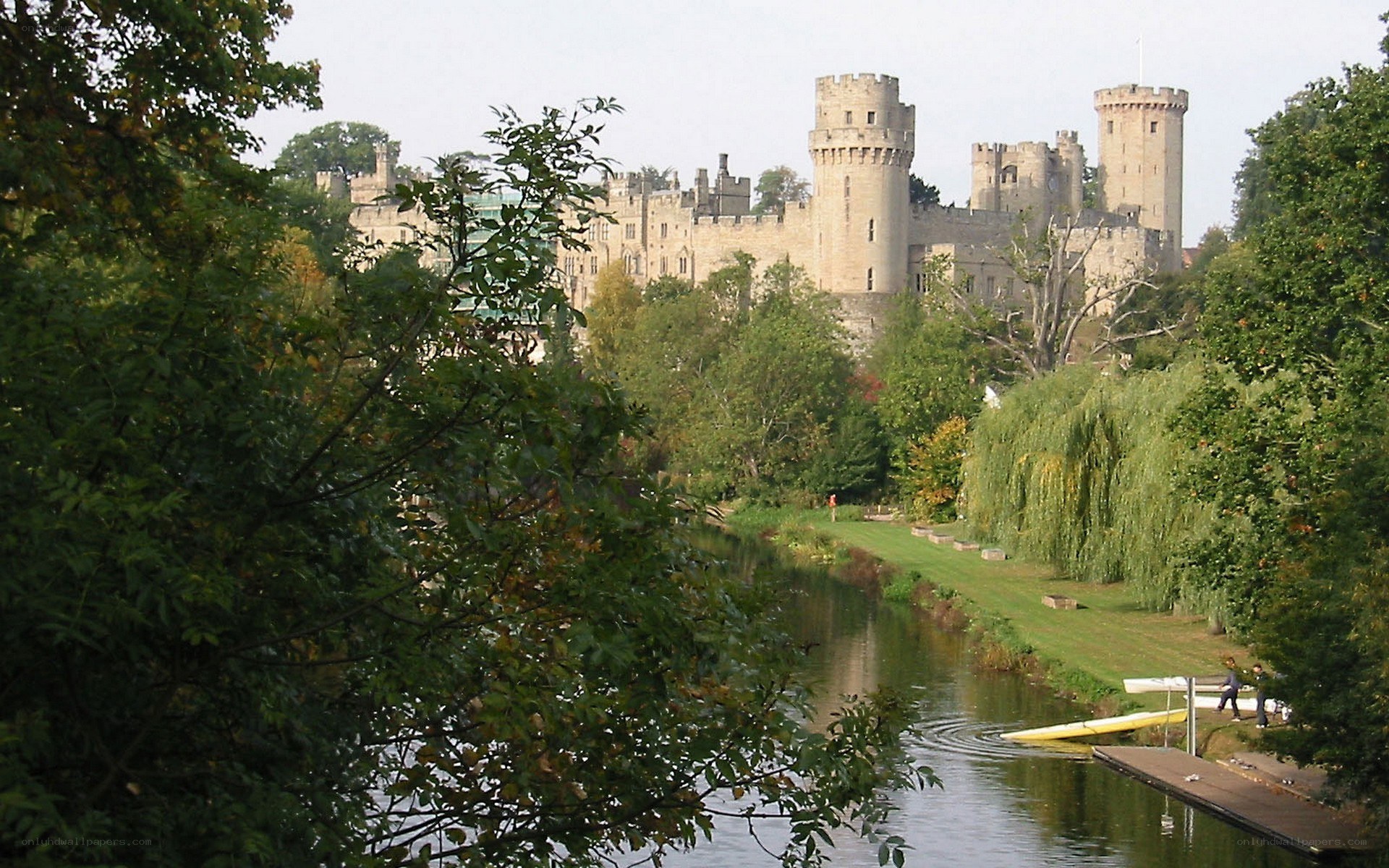 Warwick Castle from the river