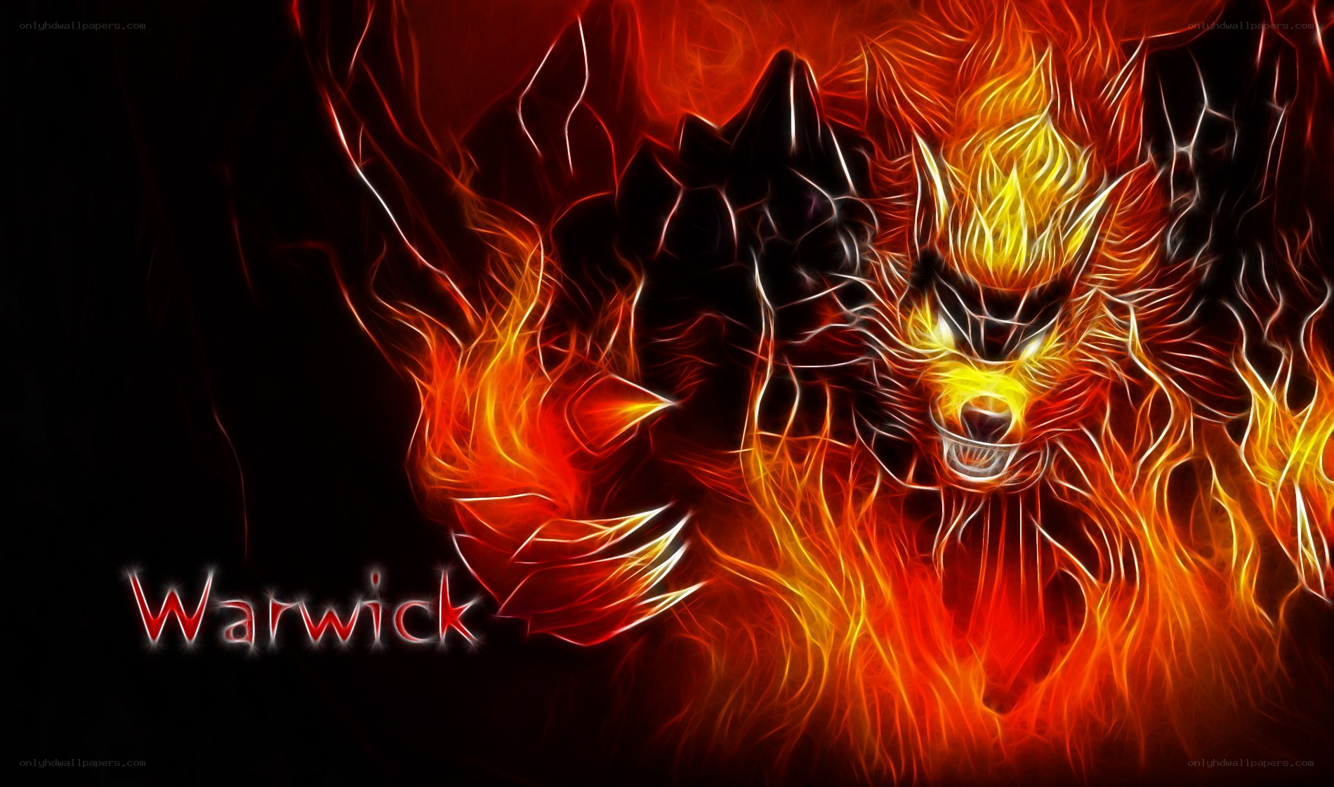 Warwick the fiery wolf