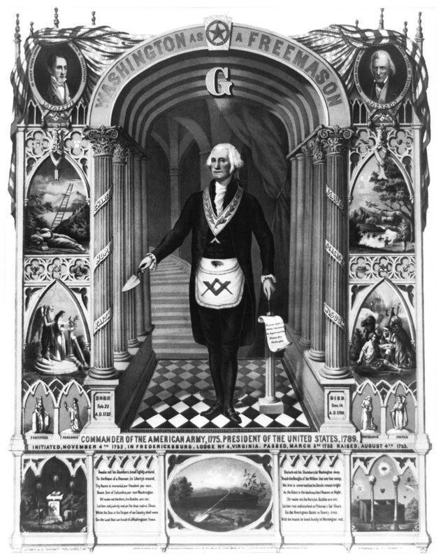 Washington as a Freemason
