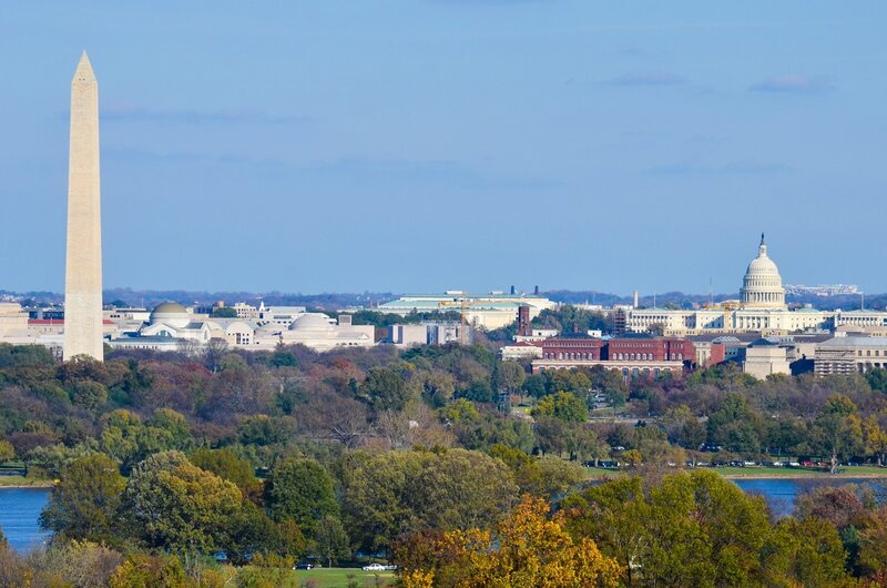 Washington Monument and Capitol