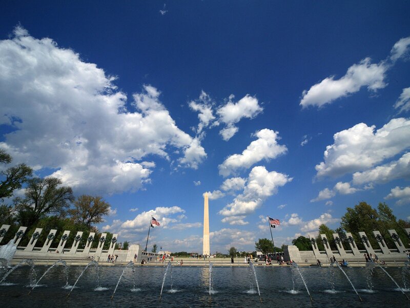 Washington Monument — Blue, Serene, Afternoon