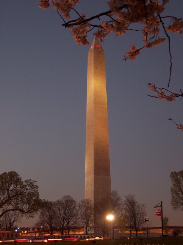 Washington Monument — Blue, Serene, Night