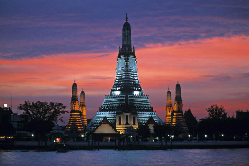 Wat Arun Temple — Purple