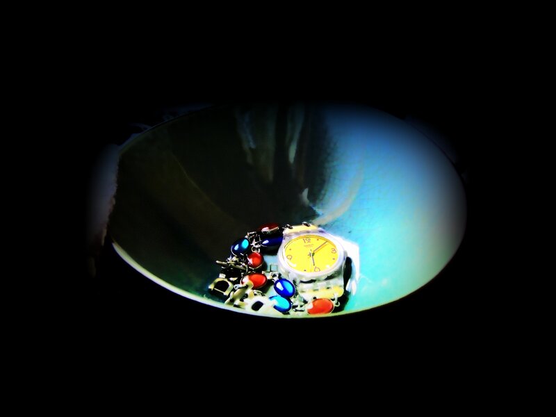 Watch and Jewelry in Bowl