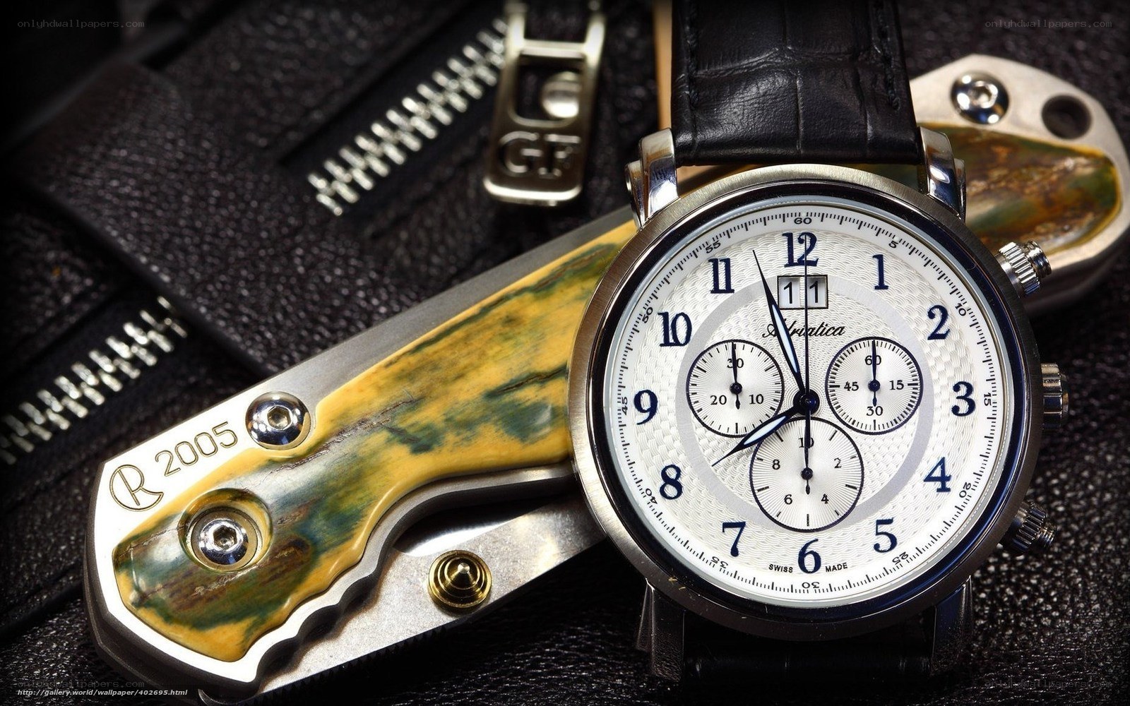 watch and pocket knife