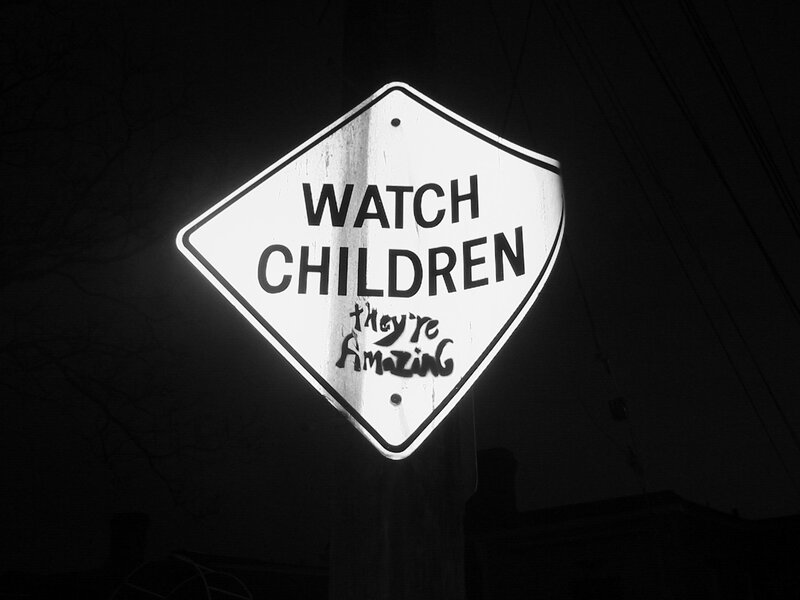 Watch Children sign at night