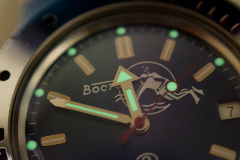 Watch Face with Diver Logo
