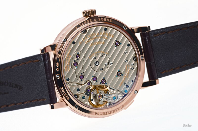 Watch with Exposed Movement
