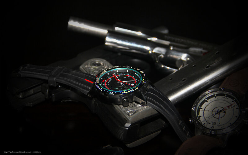 Watches and a gun