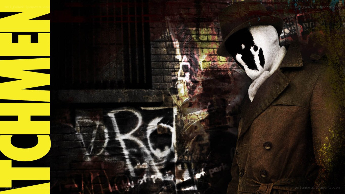 Watchmen character in alley