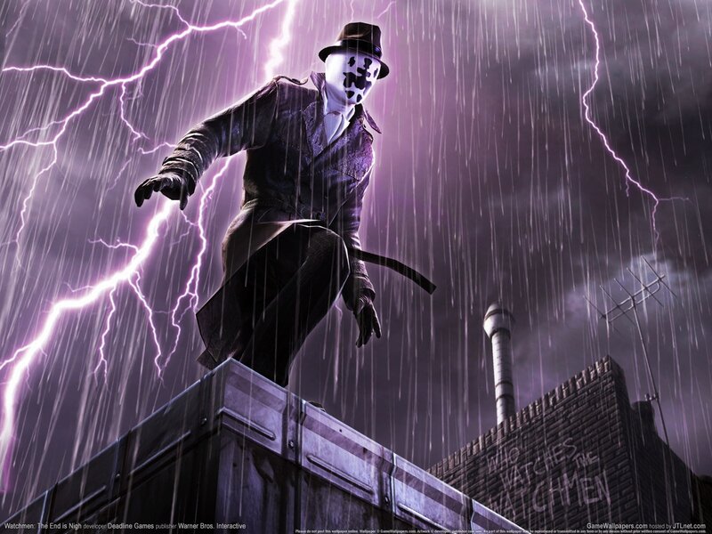 Watchmen character in storm