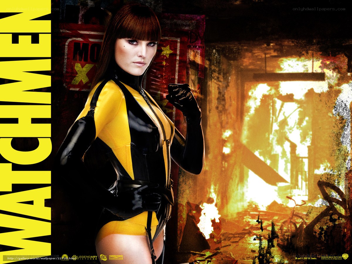 Watchmen character in yellow suit