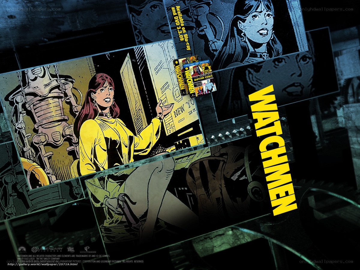 Watchmen comic book collage