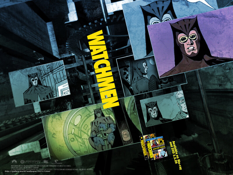 Watchmen comic collage