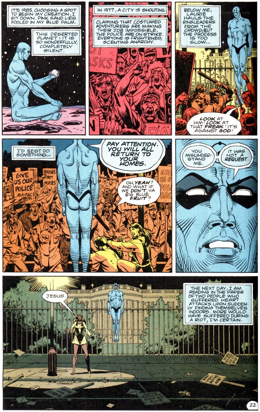 Watchmen comic page