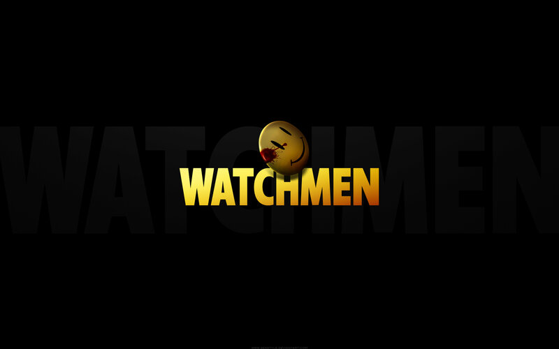 Watchmen logo with smiley face
