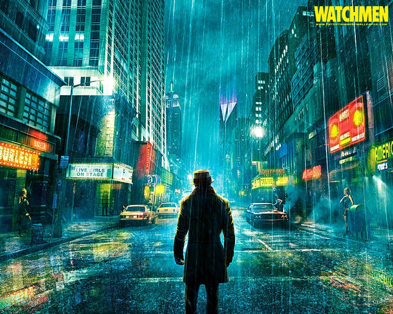 Watchmen movie city scene