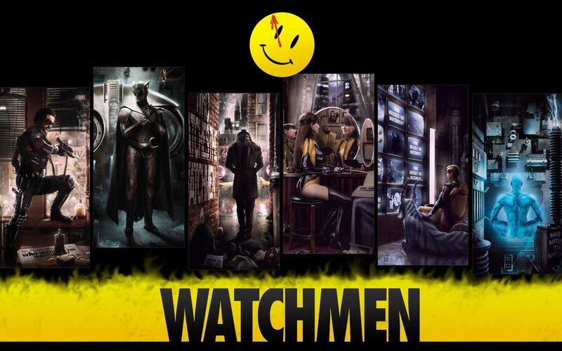 Watchmen movie poster collage
