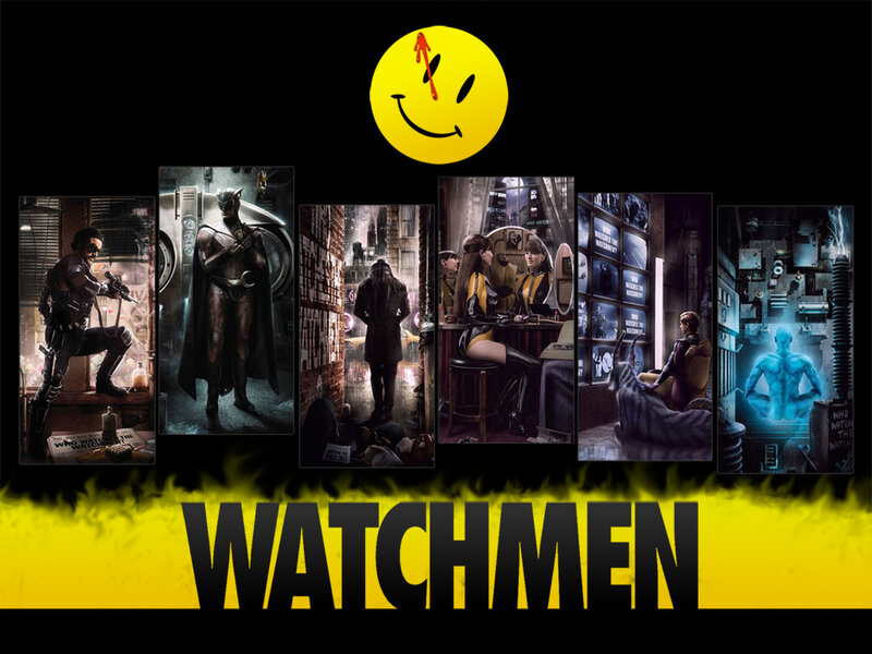 Watchmen movie poster collage