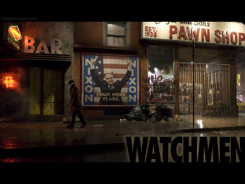 Watchmen movie street scene