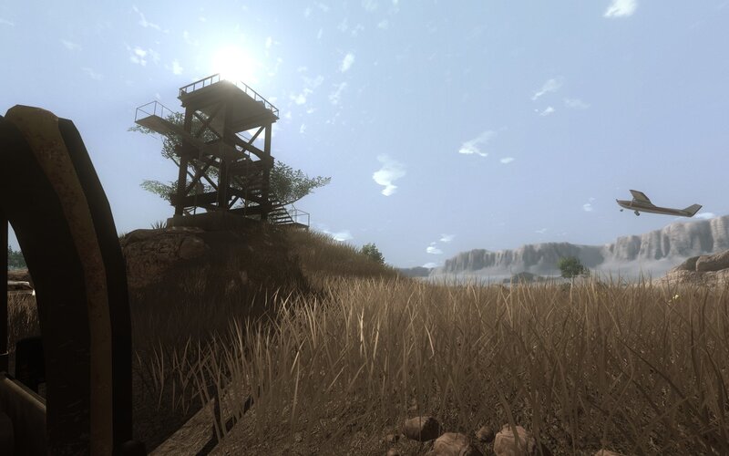 Watchtower in Dry Field