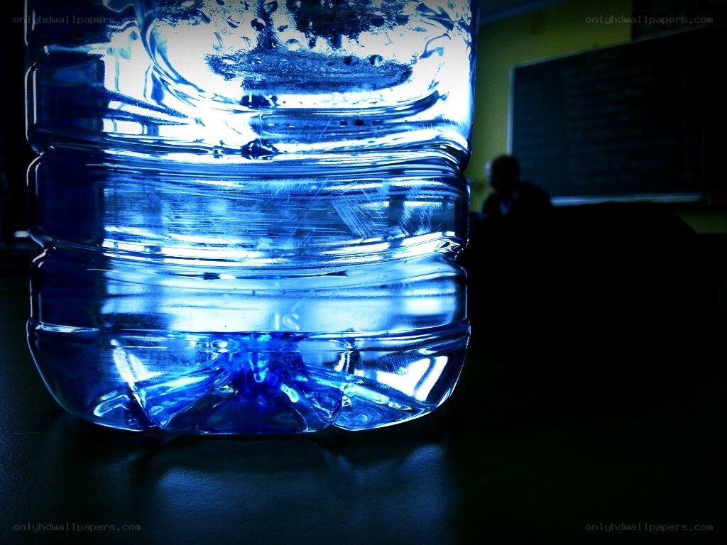 Water bottle in classroom