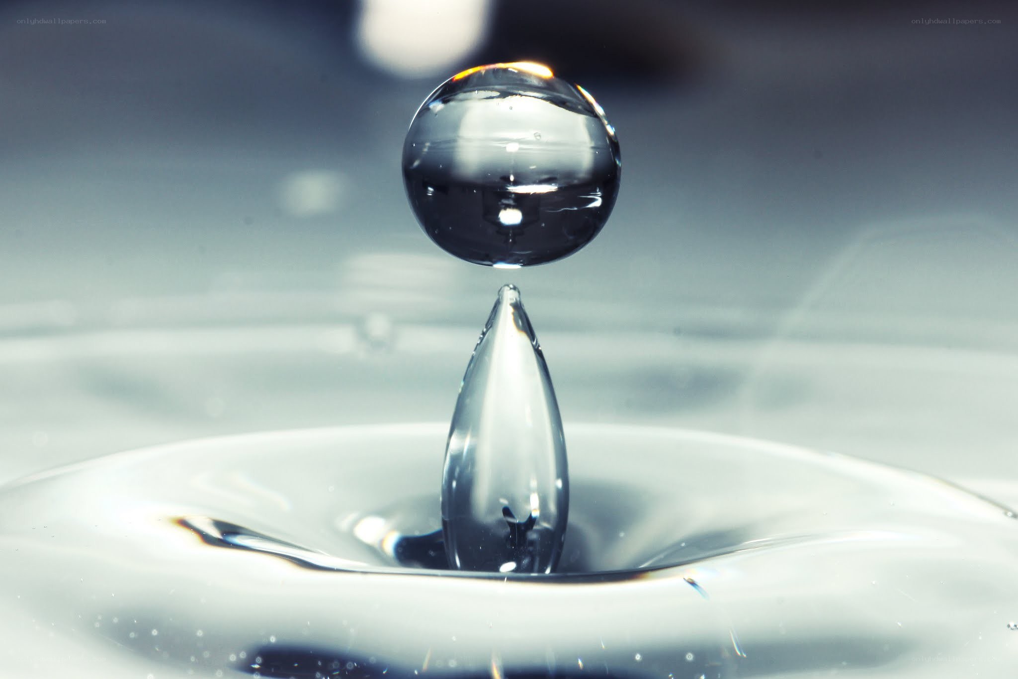 Water drop impact