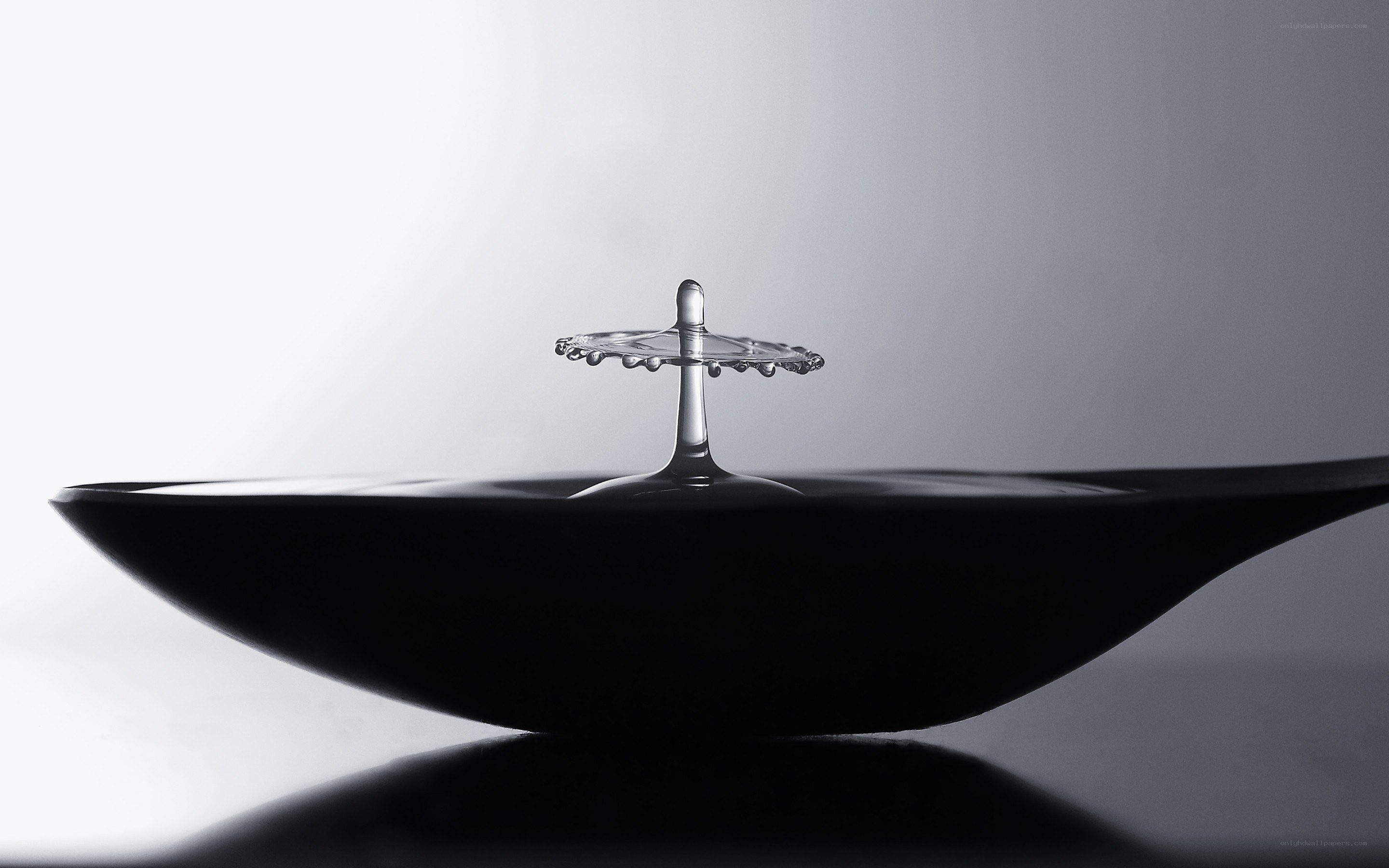 Water drop impact on surface