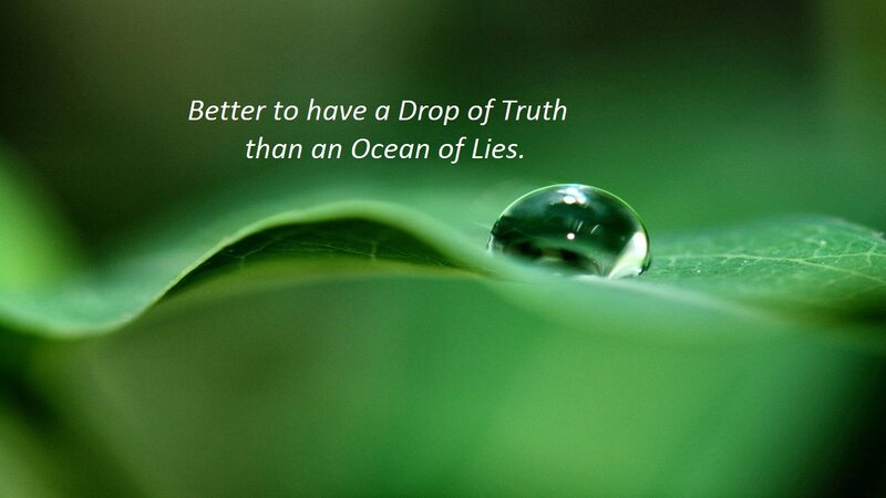 Water Drop on Leaf — Green