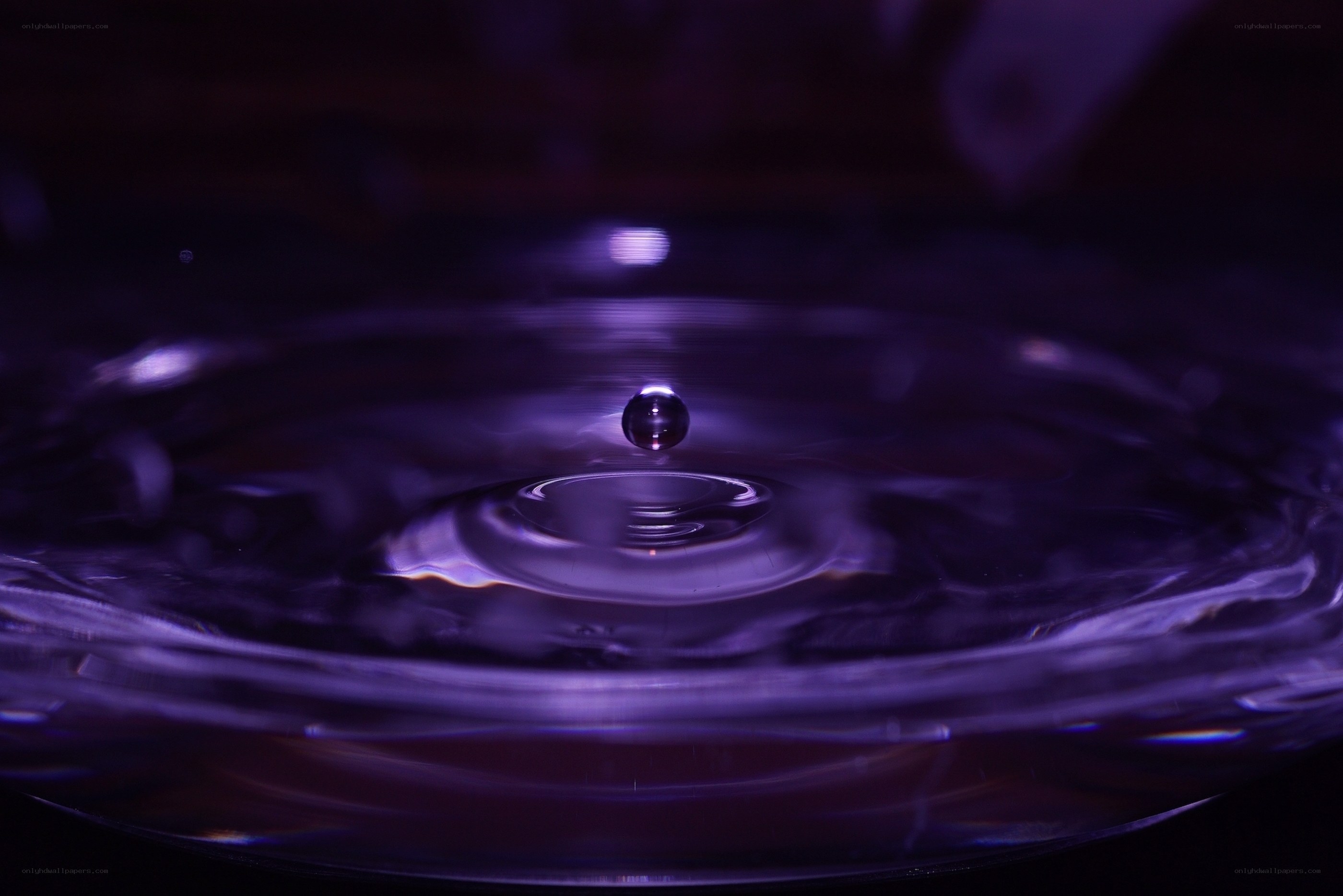 Water drop ripple effect