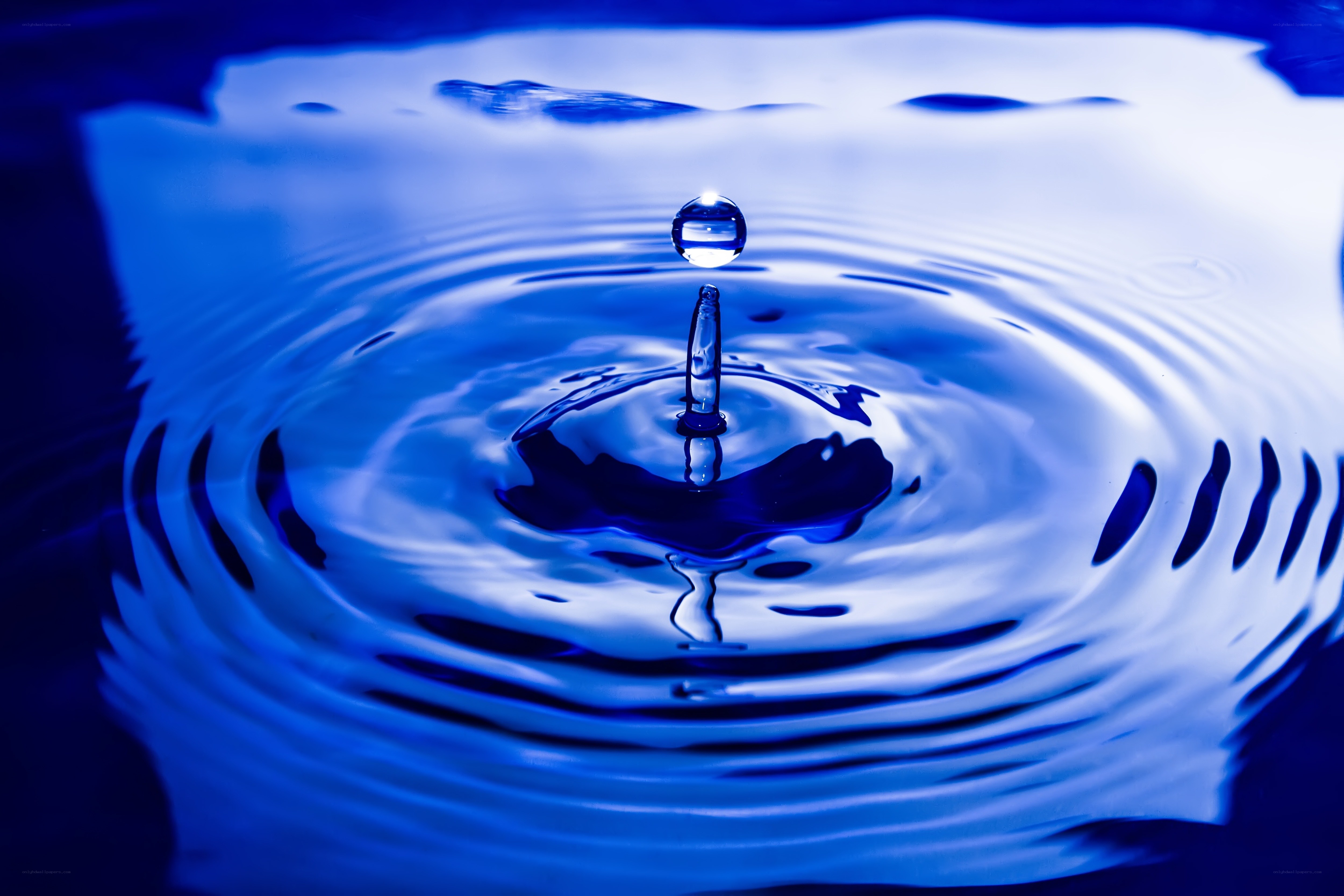 Water drop ripple effect