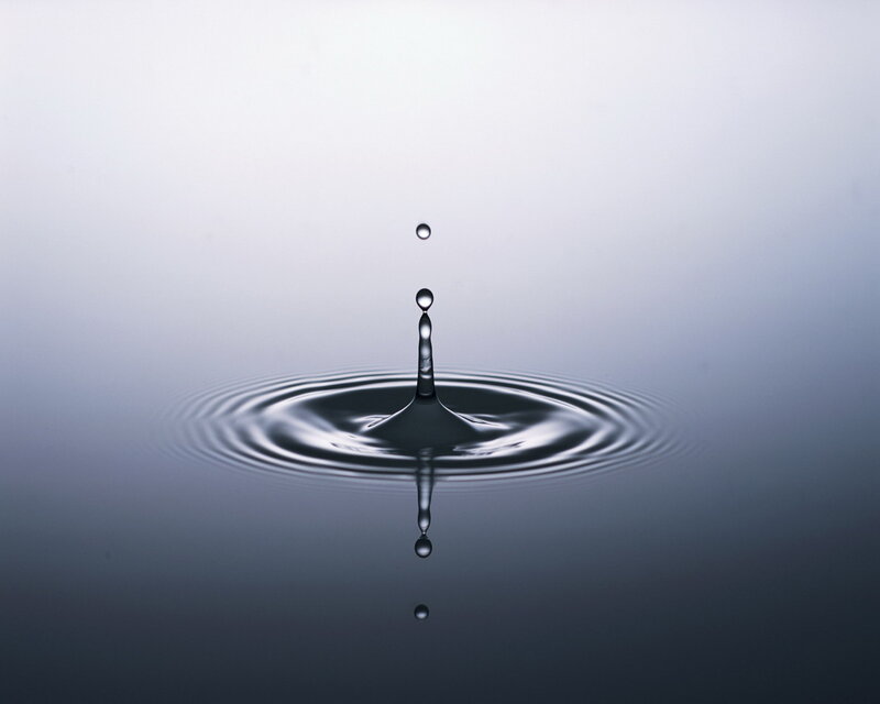 Water drop ripple effect