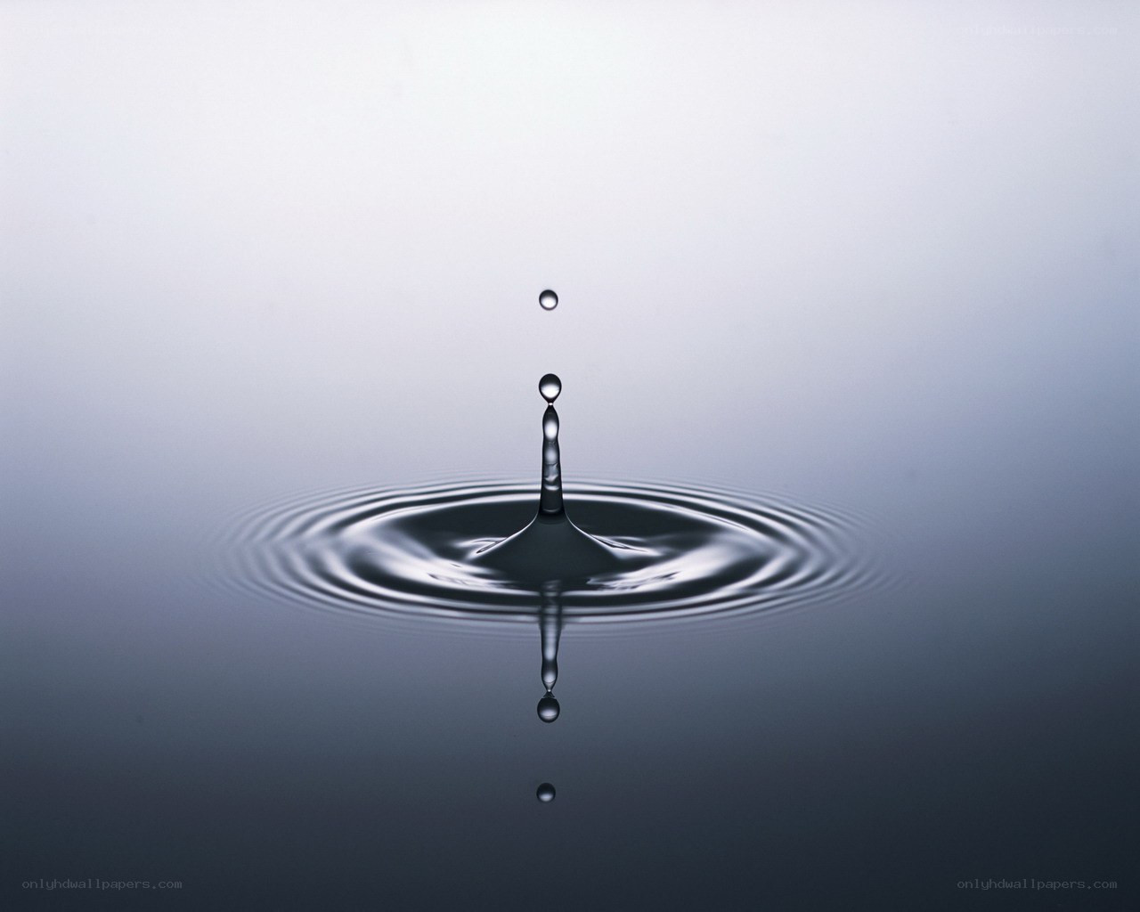 Water drop ripple effect