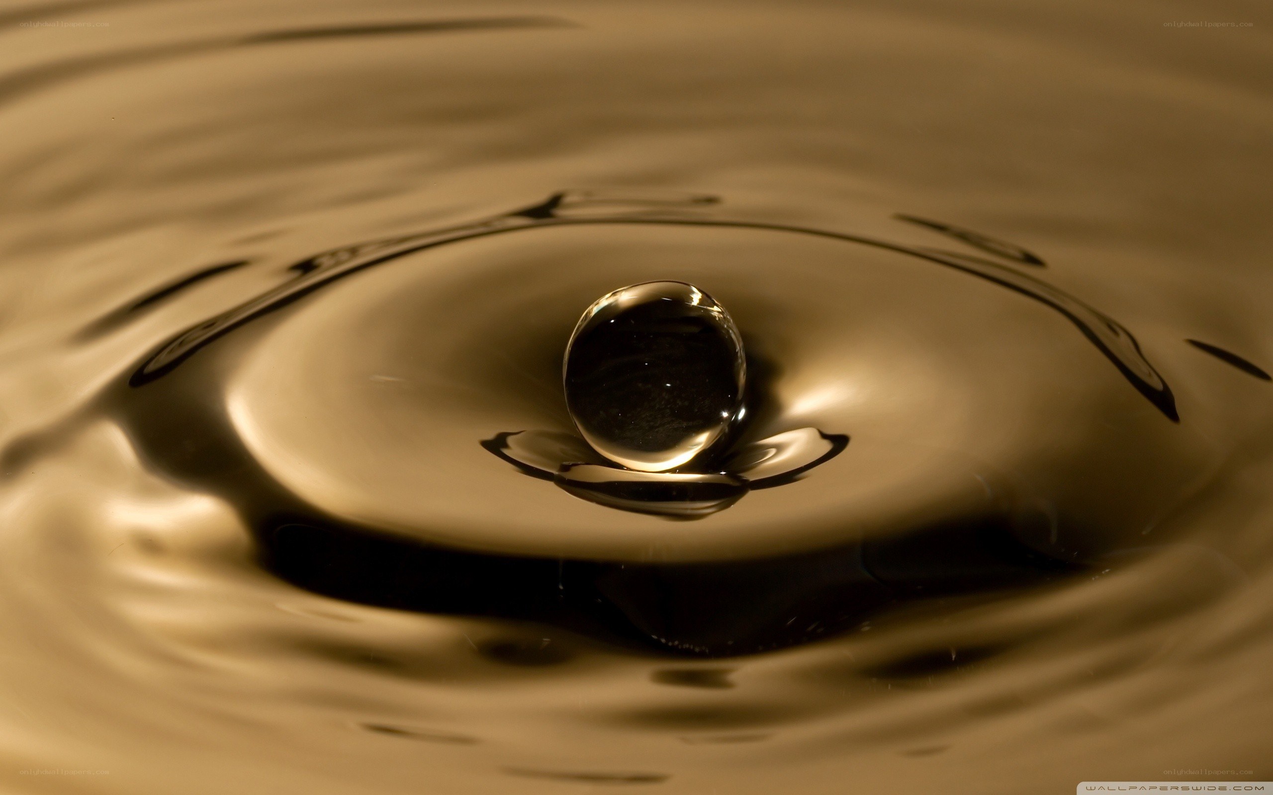 Water drop ripple effect