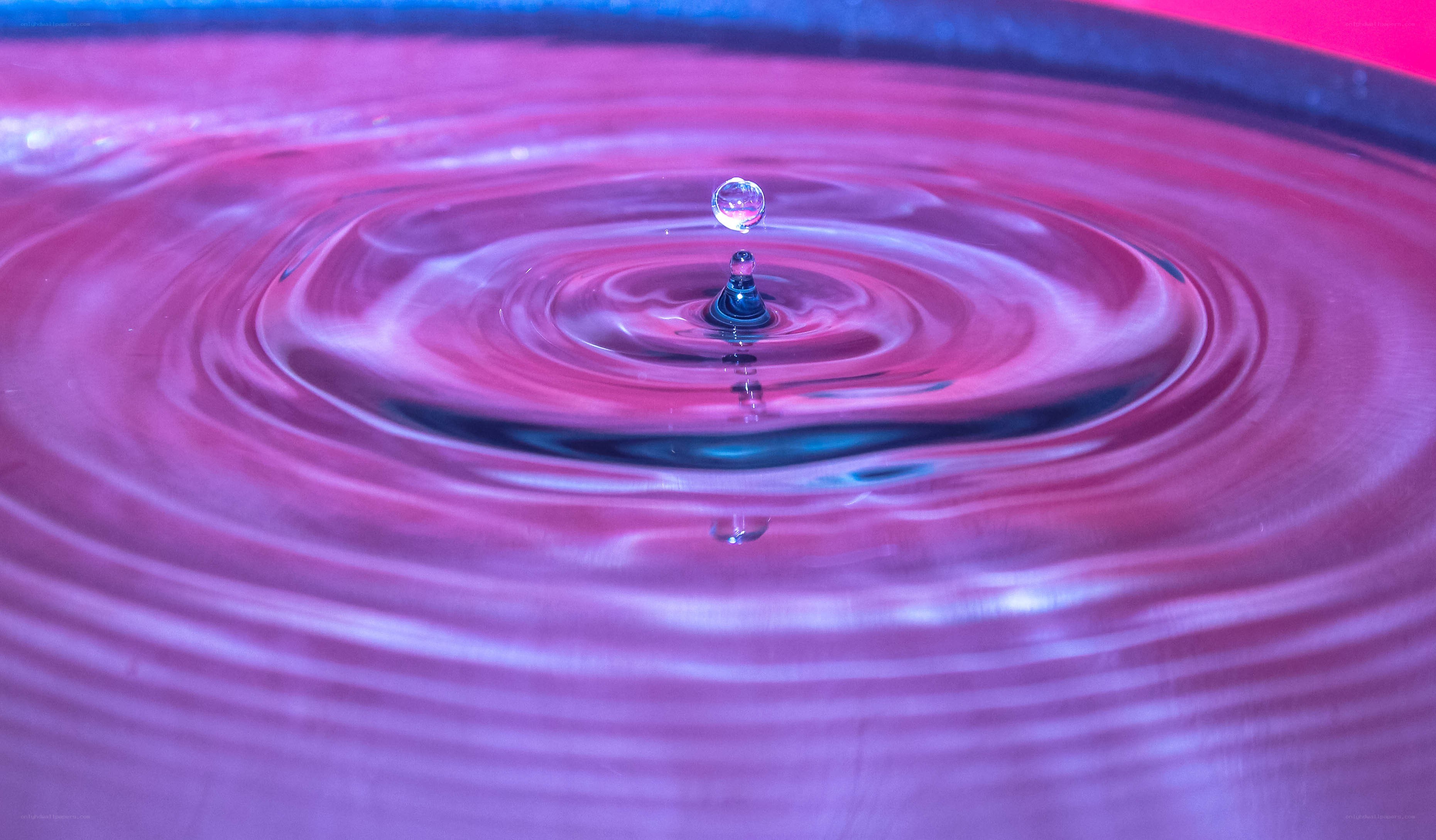 Water drop ripple effect
