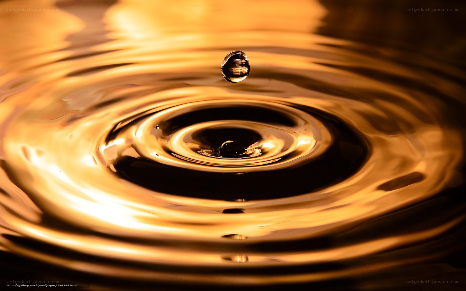 Water drop ripple effect