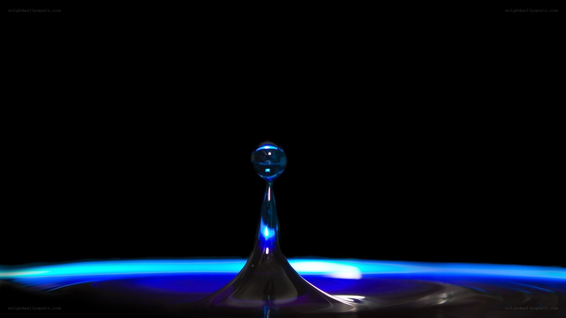 Water drop splash