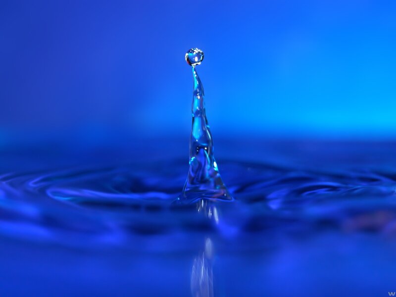 Water drop splash