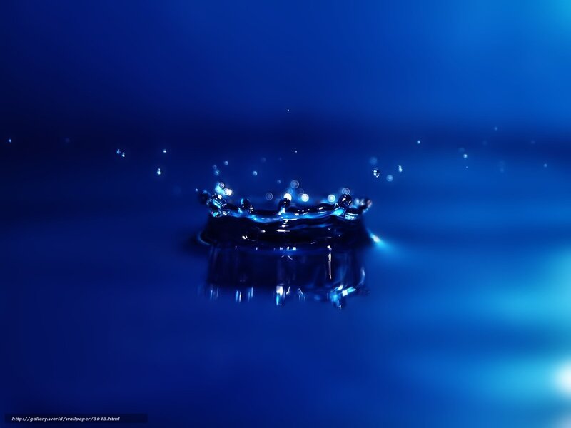 Water drop splash