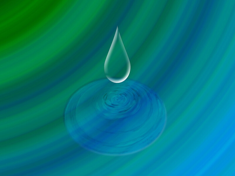 Water Droplet on Surface